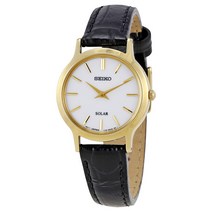SUP300P1 세이코 SEIKO 솔라파워 여성용 가죽시계