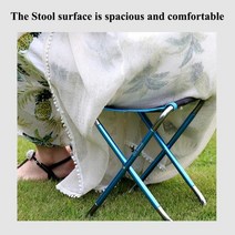 캠핑 하이킹 배낭 여행용 309lb 휴대용 미니 경량 접이식 의자 야외 지원, 03 small blue