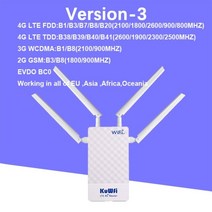 데이터쉐어링 LTE 라우터 무선 와이파이 유심 휴대용, 화이트-3