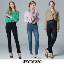 에콕스 [에콕스] 22FW 여성 코튼스판 데님 팬츠 3종