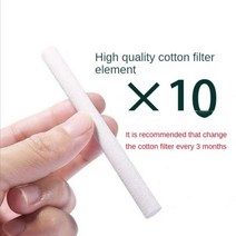 가습기 침실 사무실 물멍 불멍 무중력 대용량 초음파 안방, 10pcs cotton filters_USB Cable