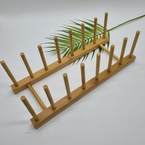 원목 접시 꽂이 거치 대 나무 그릇 정돈 정리 수납, 본상품선택