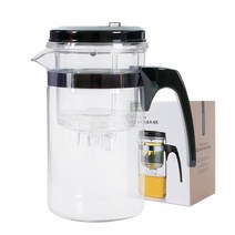 포스아트 아트웨어 녹차포트 500ml BN 휴대용 원터치포트 잎차