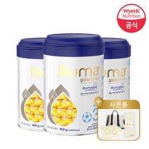 일루마(illuma) 유아식 골든드롭 3단계 분유, 900g, 3개