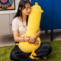 ZU_토이웍스 KC인증 병아리꿀잠 바디필로우 인형 70cm, 상세페이지 참조