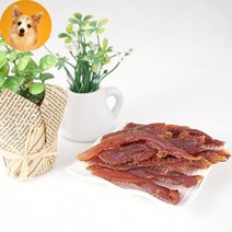 다이나 강아지수제간식 오리안심 육포 부드러운 노견간식