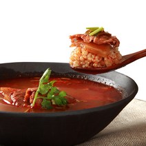 아름다운정성 즉석국 소고기국밥 얼큰한 육개장 양지머리로 끓인 소고기무국 맛집레시피 경상도식 소고기국, 10세트, 600g