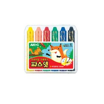 아모스 파스넷 프리미엄 크레파스 6색, 단품