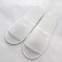 라라하우스 코지 화이트 일회용 실내 슬리퍼 표준형, 20켤레