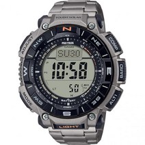 Casio Pro Trek Bio Mass Tough Solar Triple Sensor w/Thermometer Altimeter Barometer Compass World Ti