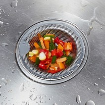 스텐 싱크대 거름망 배수구 필터 중(M) DD-12156 kkang*7913465EA, 골드스마일 본상품선택