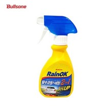 [CL]불스원 레인OK 발수코팅세정2in1 발수지속력30프로 UP 발수코팅, 불스원 레인OK 발수코팅앤세정2in1스프레이300ml