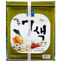 7색쌈장(미소찬 14K)/말통세제/식자재/말통/식당/식당, 1