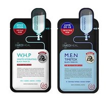 [메디힐] WHP 미백수분 10장 + MEN 타임툭스 10장/ 마스크팩, 상세페이지 참조, 상세페이지 참조