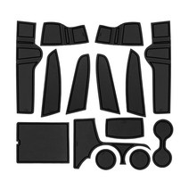 RUIYA 기아 스포티지 NQ5 2022+ 소음방지 인테리어 안티노이즈 도어 슬롯 패드, 블랙