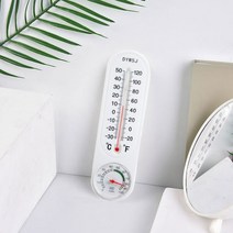 알콜온도계 온습도계 아날로그 벽걸이 플라스틱온도계, 벽걸이온도계