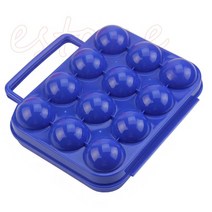 캠핑박스테이블 캠핑용폴딩박스 캠핑 하이킹 휴대용 운반 12 계란 접이식 상자 케이스 컨테이너 보관 홀더 스포츠 아웃도어 액티비티 활동 내구성 탄탄한, [02] 6 girds, [01] MULTI