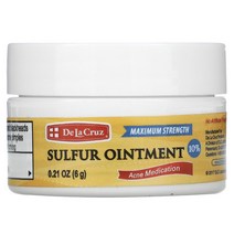 데라크루즈 De La Cruz 10% 유황이 함유된 여드름 치료 연고 맥시멈 스트렝스 6g