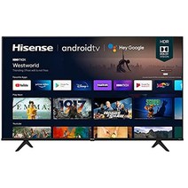 hisense 65a6g 65인치 4k 울트라 HD 안드로이드 스마트 TV Alexa 호환2021 모델 블랙, TV 전용, a6g 43인치