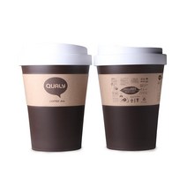 Qualy 퀄리 커피빈 인테리어 휴지통 (10리터), 그린