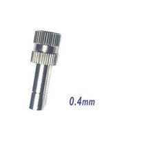 방가로용품 20 pcs 빠른 푸시 노즐 니켈 포깅 스프레이 스프링클러 미스트 냉각 시스템, 0.4mm