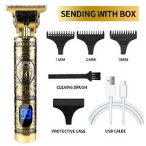 남자 전기 전문가용 헤어클리퍼 가정용 이발기 셀프 미용실 바리깡 헤어 커팅 머신 충전식 새로운 헤어 클리퍼 면도기 트리머 이발사 전문 수염 트리머, 옵션 29