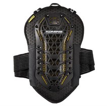 코미네 SK-822 CE레벨2 오토바이 보호대 등 척추보호구 프로텍터 블랙, 블랙 + L