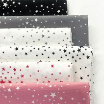 자투리 퀼트 슈팅스타4001 택1, 퀼트 슈팅스타4001그레이바탕 화이트별