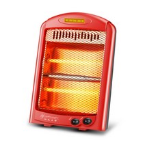 이동식 LPG 히터 난로 워머 소형 미니 에너지 절약 절전 가정용 난로 압전점화 테라스 카페 업소용 대형, 빨간색 + 예비 가열 파이프 3개