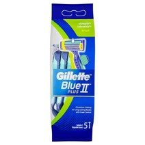 일회용 면도기 블루 II 플러스 5팩 피벗 Gillette Disposable Razors Blue II Plus 5 Pack Pivot