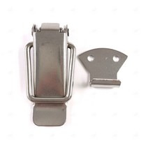 미니 매미걸이 스프링 매미고리 배달통 스텐 매미 고리 이단락 고정 버튼 자물쇠 빗장 래치 잠금쇠 걸고리 잠금장치 대 중 소 35mm