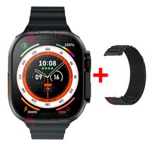 조다이워치 Z8 울트라 맥스 남자 스포츠 스마트 워치 시리즈 8 1:1 케이스 HD 스크린 블루투스 통화 NFC EC, 05 Black add Alpine