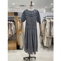 써스데이아일랜드 웨이스트 셔링 원피스(T234AOP645)