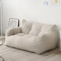 미니소파 작은거실 원룸 1인용 2인용 푹신한 쇼파, 2인용 [베이지]