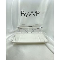 신제품 100%정품 볼프강안경 BYWP OYA17701GY 무광실버 얇은메탈테 블랙무광 동글이안경 울프강프록쉐 49사이즈 명품안경테
