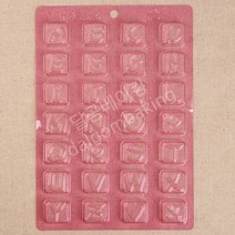 달곰베이킹 플라스틱몰드 사각알파벳, 1개