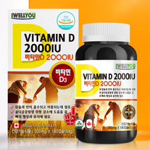 캐나다 비타민D 비타민디 D3 2000IU 기능성 영양제 뼈건강 골다공증