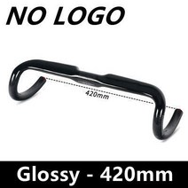 드롭바 픽시 핸들 라이저 바 일체형 TOSEEK 자전거 탄소 도로 핸들 바 TR-3000 UD 매트 초경량 통합, 05 Glossy 420mm