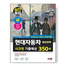 2023 채용대비 All-New 현대자동차 생산직(생산인력) 시크릿 기출예상 350제 / 시대고시기획서적 도서 책 | SPEED배송 | 안전포장 | 사은품 | (전1권)