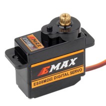 평기어 베벨기어 드론 rc카 EMAX ES08MDII ES08MD II 디지털 서보 12g/ 2.4kg/고속 미니 메탈 기어 4 개, [01] 4pcs