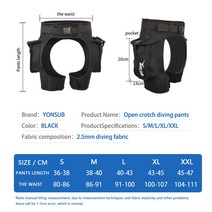 네오프랜 프리미엄 네오프렌 잠수복 반바지 큰 포켓이 있는 수영 트렁크 스쿠버 다이빙 수중 스노클링 수영용, 2.M