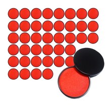 한수위 인주 40개입 사무용 서류 작업 선명한 도장 날인