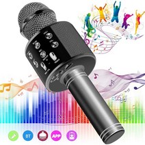 가정용 코인노래방 기계 휴대용 길거리공연 찬양 반주기 부스 블루투스 호환 ktv 마이크 무선 마이크 전문 스피커 마이크 플레이어 노래 녹음기 마이크, 5-없음