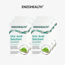 엔조헬스 유릭애시드 컨트롤 요산영양제 24000 uricacid 셀러리 쐐기풀 추출물 뉴질랜드산, 6통, 70캡슐