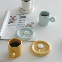 시시호시도넛 머그&소서 세트 (3color), 민트