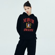 앤커버 체스 엠블럼 후드-화이트 - WHITE 127050