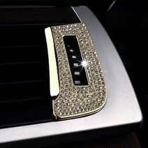 BMW 악세사리 신형5시리즈 좌우 송풍구 크리스탈 용품 큐빅, BMW 5 좌우 송풍구 실버