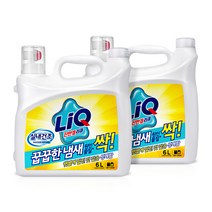 리큐 진한겔 꿉꿉한 냄새 싹 액체세제, 6L, 2개