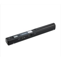 북스캐너 책스캐너 비파괴 양면 평판 고속 휴대용 모바일 스캐너 900 DPI 무선 USB 지원 카드 A4 용지 사, 01 Black