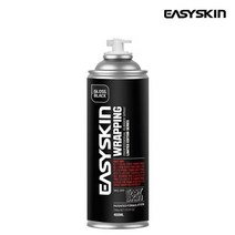 뉴 이지스킨 프리미엄 뿌리는 고무랩핑 스프레이 휠 자전거 도색 루프스킨 DIY 페인트, 유광, 블랙